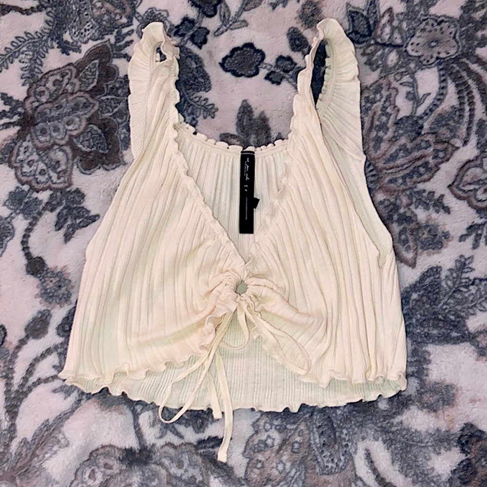 Yellow Urban Outfitters Crop Top
